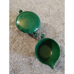 MCM Color Flyte Melmac Sugar Bowl And Creamer Set